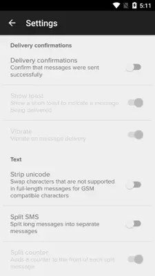 Mei Messaging android App screenshot 2